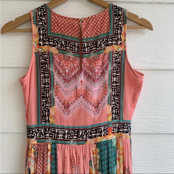 NWT Anthropologie Bhanuni Alessandra Maxi Dress size 0 Sleeveless Floral Lined - Picture 7 of 15
